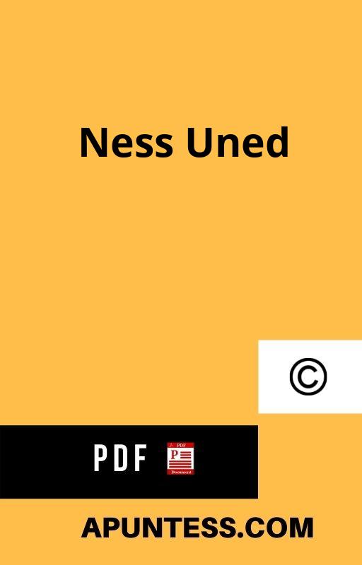 Apuntes Ness Uned